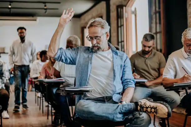 Senior student in training